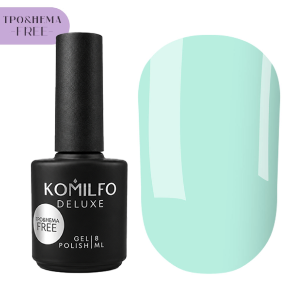 Гель-лак Komilfo Macarons №M006, тиффани, 8 мл (HEMA/TPO free)