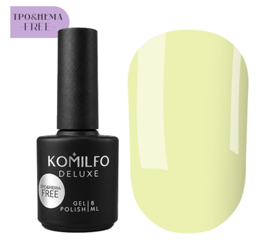 Гель-лак Komilfo Macarons №M008, нежно-жовтий, 8 мл (HEMA/TPO free)