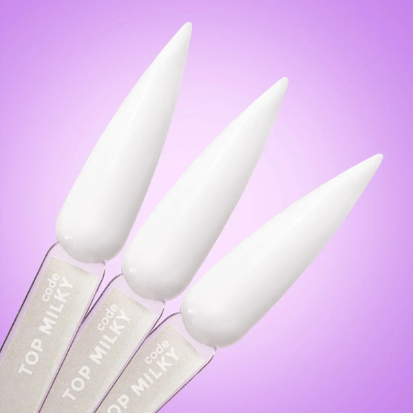 Топ, без липкого шару DNKa Top Milky New Formula, молочний 12 мл