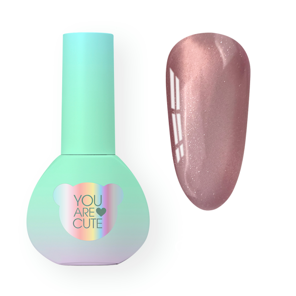 Гель-лак котяче око You Are Cute Color Seoul Cat Eye №2, персико-бежевий, 5 мл