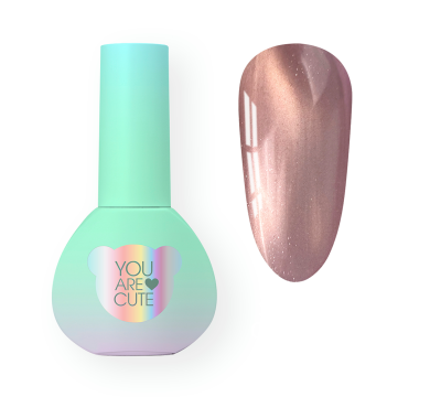 Гель-лак кошачий глаз You Are Cute Color Seoul Cat Eye №3, карамельно-кофейный, 5 мл