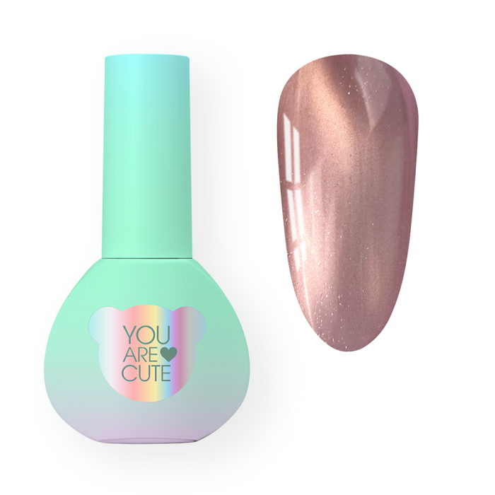 Гель-лак котяче око You Are Cute Color Seoul Cat Eye №3, карамельно-кавовий, 5 мл