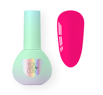 Гель-лак You Are Cute Color №157, яскраво-рожевий, 5 мл