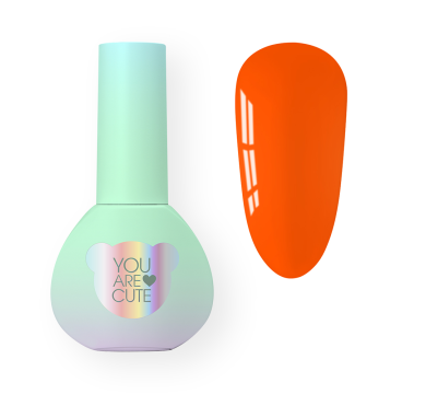 Гель-лак You Are Cute Color №160, яскраво-помаранчевий, 5 мл