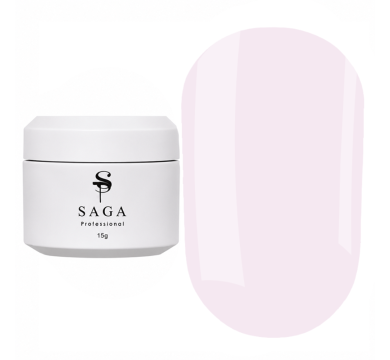 Гель для нарощення SAGA Рrofessional Builder Veil Summer №03, молочно-рожевий, 15 мл
