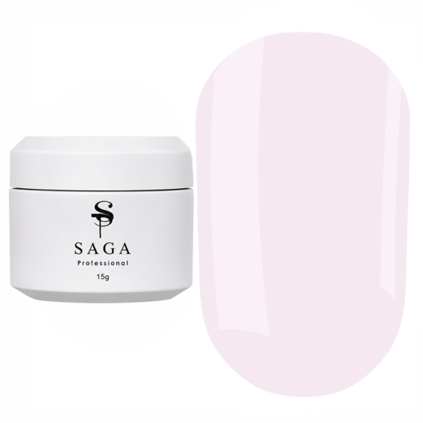 Гель для наращивания SAGA Рrofessional Builder Veil Summer №03, молочно-розовый, 15 мл