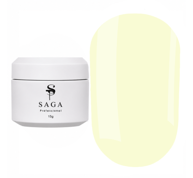 Гель для нарощення SAGA Рrofessional Builder Veil Summer №05, вершкове масло, 15 мл