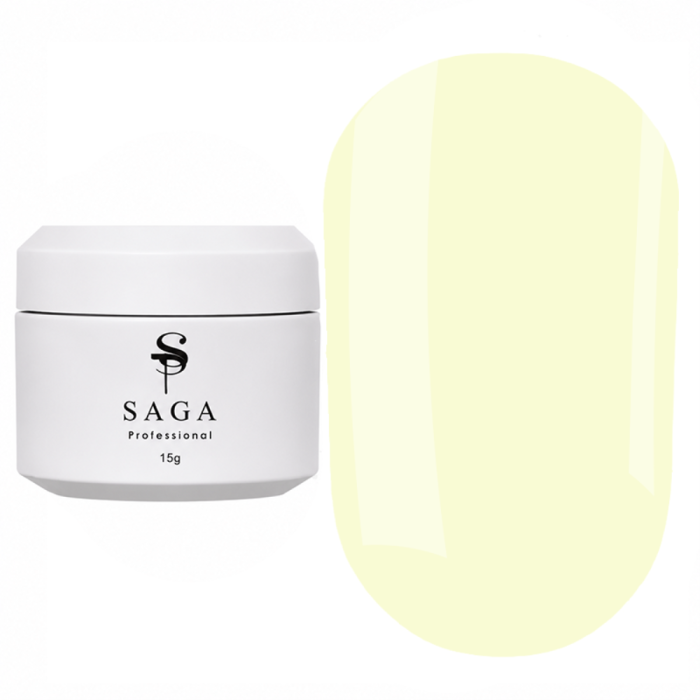 Гель для нарощення SAGA Рrofessional Builder Veil Summer №05, вершкове масло, 15 мл