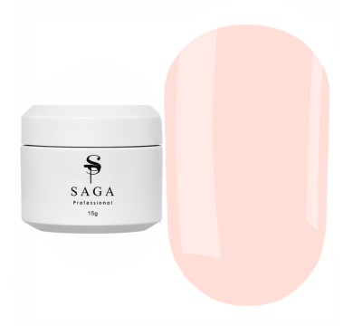 Гель для нарощення SAGA Рrofessional Builder Veil Summer №06, ніжно-рожевий, 15 мл