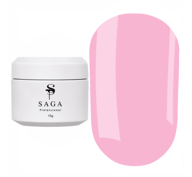 Гель для нарощення SAGA Рrofessional Builder Veil Summer №07, рожевий, 15 мл
