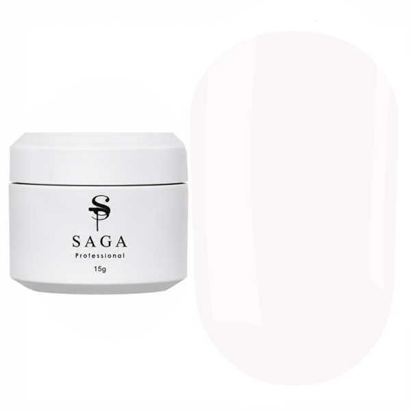 Гель для наращивания SAGA Рrofessional Builder Veil Summer №09, молочно-бежевый, 15 мл