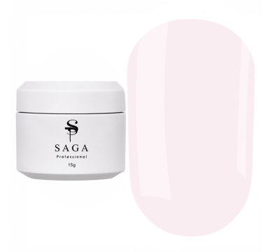Гель для наращивания SAGA Рrofessional Builder Veil Summer №10, светло-розовый, 15 мл