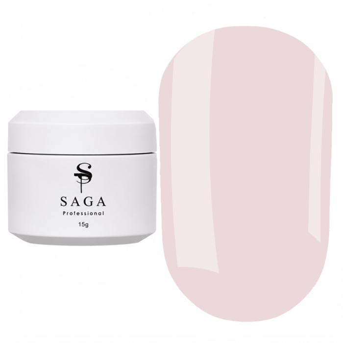 Гель для нарощення SAGA Рrofessional Builder Veil Summer №11, темно-пудровий, 15 мл
