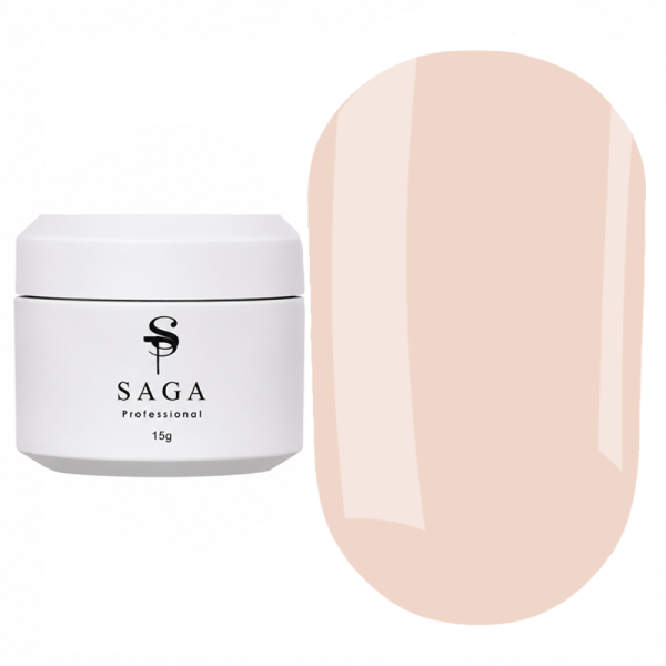 Гель для нарощення SAGA Рrofessional Builder Veil Summer №13, капучино, 15 мл