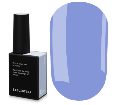 Гель-лак Biblioteka Gel Polish №71 Wind, вітер, ніжно-синій, 10 мл