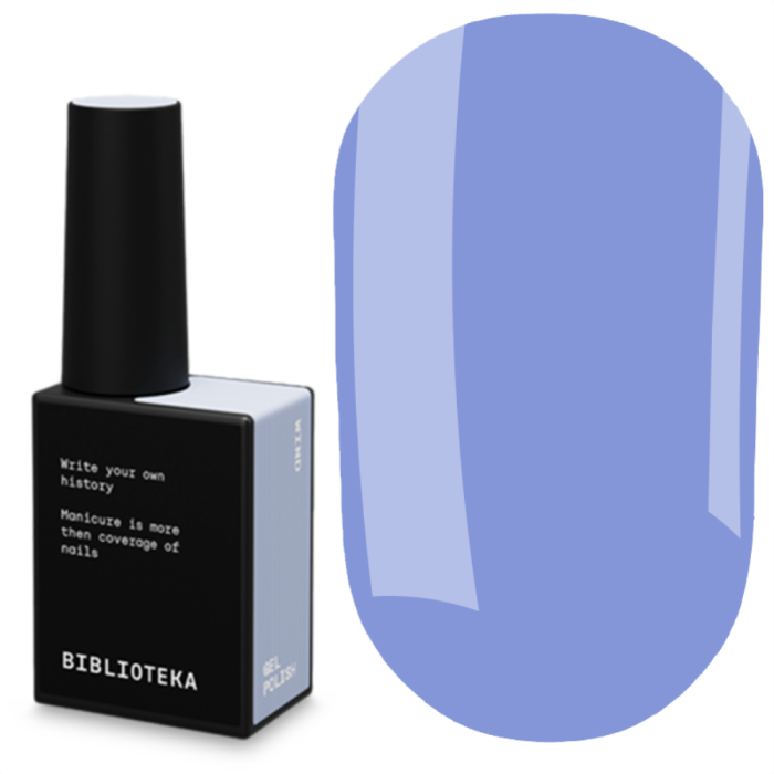 Гель-лак Biblioteka Gel Polish №71 Wind, ветер, нежно-синий, 10 мл