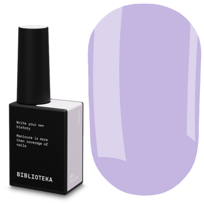 Гель-лак Biblioteka Gel Polish №73 Hush, тишина, нежно-сиреневый, 10 мл