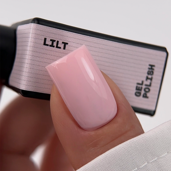 Гель-лак Biblioteka Gel Polish №75 Lilt, легкость, нежно-периковый, 10 мл