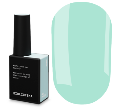Гель-лак Biblioteka Gel Polish №77 Aqua, вода, тіффані, 10 мл