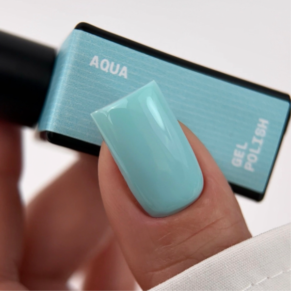 Гель-лак Biblioteka Gel Polish №77 Aqua, вода, тиффани, 10 мл