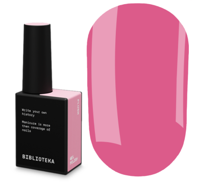 Гель-лак Biblioteka Gel Polish №78 Flush, рум'янец, рожевий, 10 мл