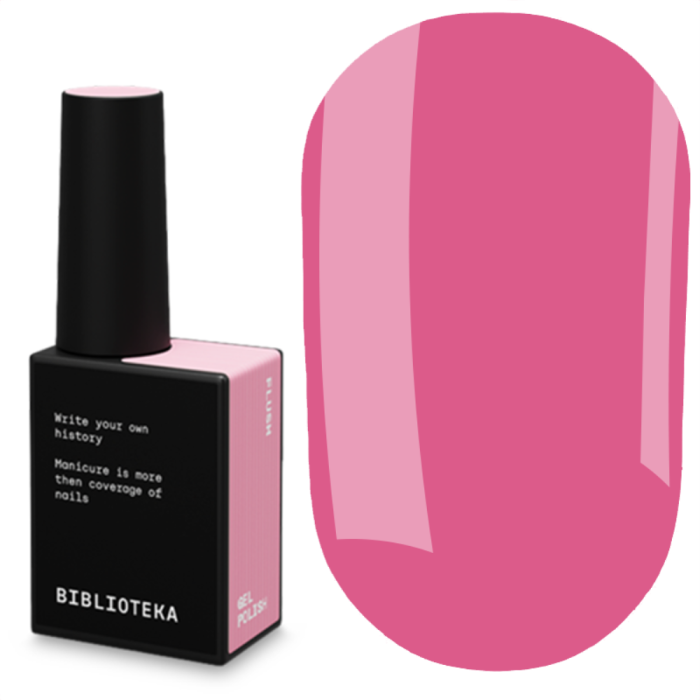 Гель-лак Biblioteka Gel Polish №78 Flush, румянец, розовый, 10 мл