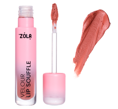 Помада оксамитова матова ZOLA Velour Lip Souffle 04 Nude Haze, нюдовий туман