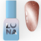 Гель-лак кошачий глаз LUNA Color Magnetic Cat Eye №4, пудровая роза с поталью, 8 мл