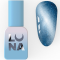 Гель-лак кошачий глаз LUNA Color Magnetic Cat Eye №6, небесно-голубой с поталью, 8 мл