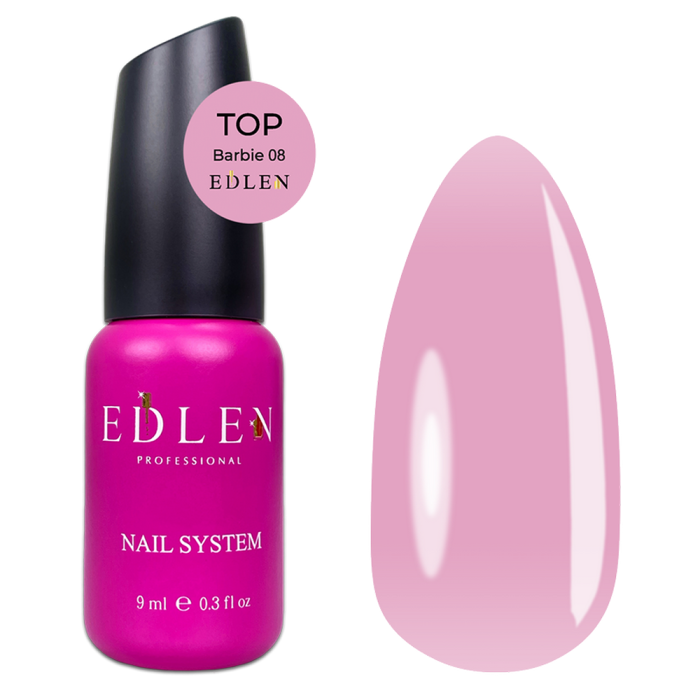 Камуфлирующий топ Edlen Top Barbie №08, без липкого слоя, светло-розовый, 9 мл