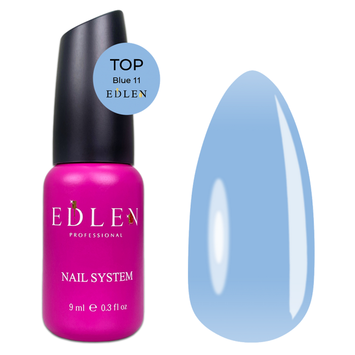 Камуфлюючий топ Edlen Top Blue №11, без липкого шару, блакитний, 9 мл