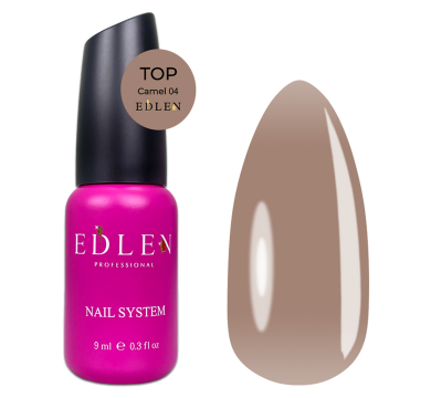 Камуфлирующий топ Edlen Top Camel №04, без липкого слоя, коричнево-бежевый, 9 мл