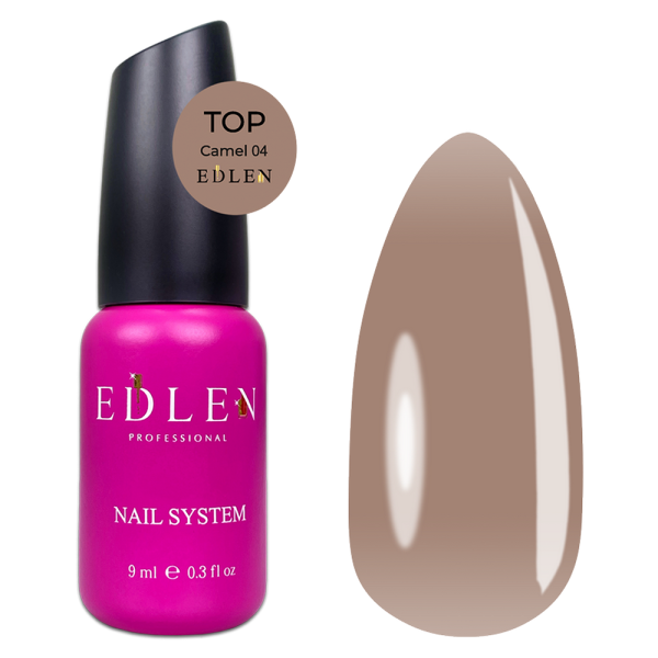 Камуфлюючий топ Edlen Top Camel №04, без липкого шару, коричнево-бежевий, 9 мл