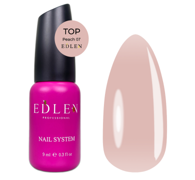 Камуфлюючий топ Edlen Top Peach №07, без липкого шару, ніжно-рожевий, 9 мл