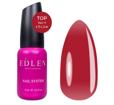 Камуфлюючий топ Edlen Top Red №13, без липкого шару, червоний, 9 мл