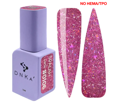 Гель-лак DNKa Gel Polish Spalah New Formula #0106 светоотражающий, розовый, 7 мл