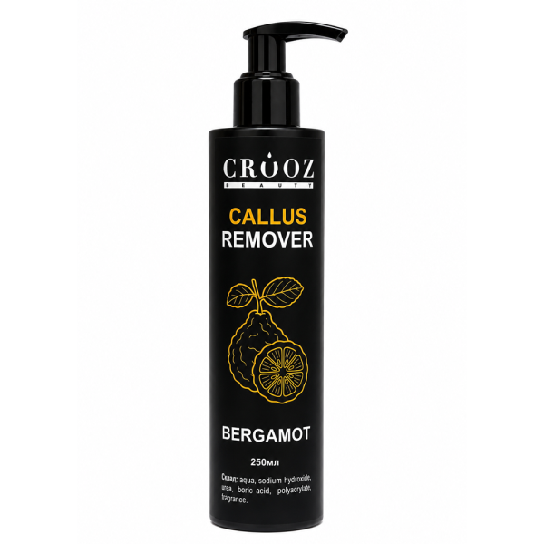 Калус ремувер для ніг Crooz Callus Remover Orange, бергамот, 250 мл