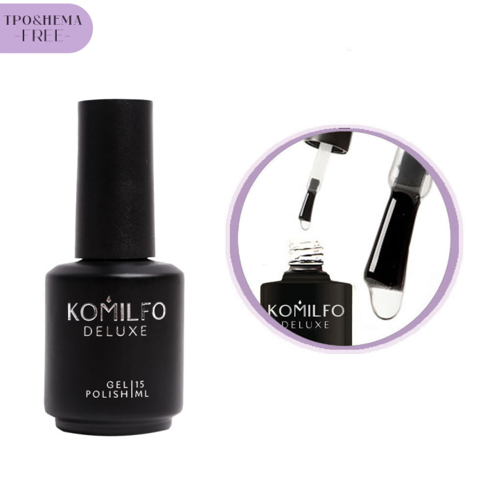 Топ без липкого шару Komilfo No Wipe Top No Filters, без УФ-фільтрів 15 мл (без HEMA/TPO