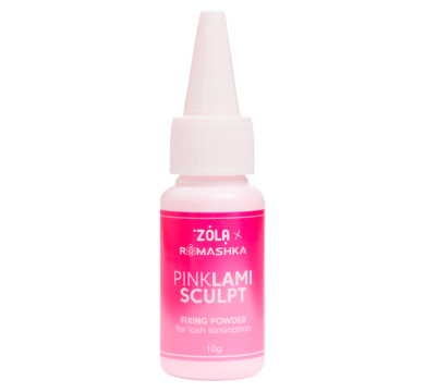 Фіксуюча пудра ZOLA x Romashka для ламінування вій Pink LamiSculpt, 10 г
