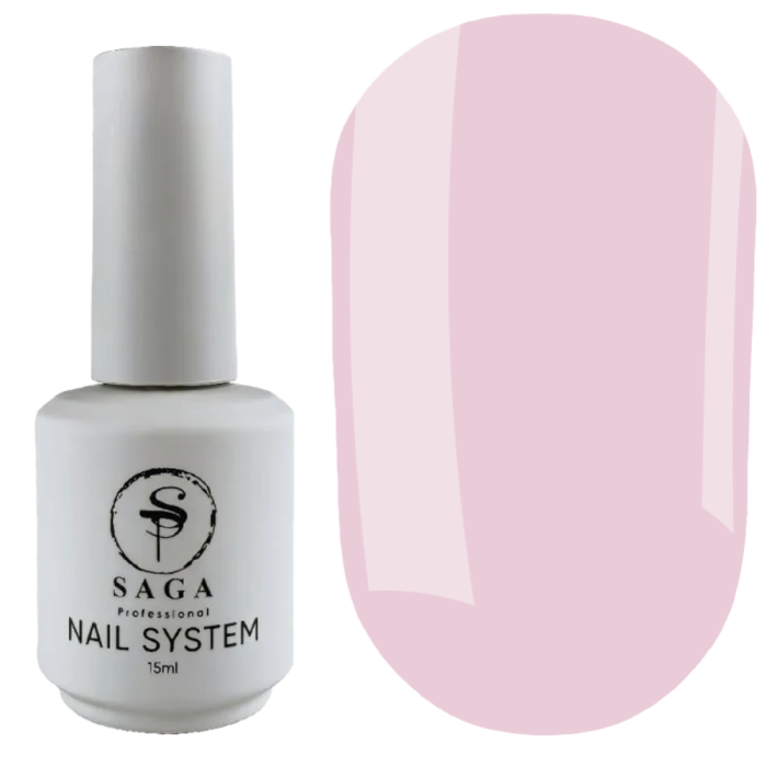 Рідкий гель SAGA Professional Liquid Soft Skin Gel №04, прозоро-рожевий, 15 мл