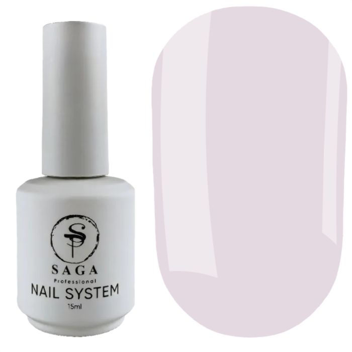 Рідкий гель SAGA Professional Liquid Soft Skin Gel №05, прозоро-молочно-сливовий, 15 мл