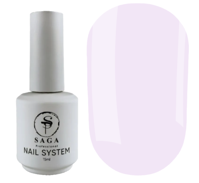 Жидкий гель SAGA Professional Liquid Soft Skin Gel № 08, прозрачно-лиловый, 15 мл