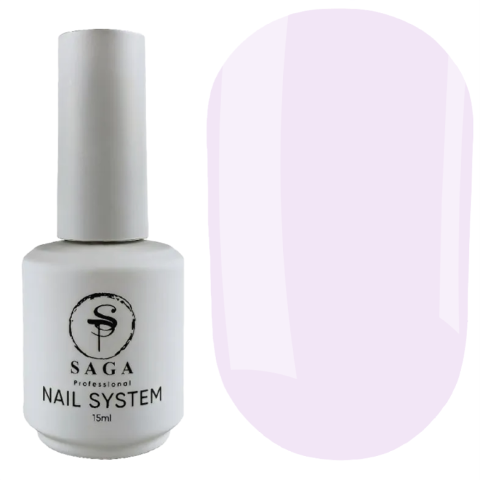 Рідкий гель SAGA Professional Liquid Soft Skin Gel №08, прозоро-ліловий, 15 мл