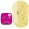Гель для нарощування Edlen Builder Gel Flower Yogurt №91, жовтий із жовтими сухоцвітами, 30 мл