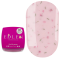 Гель для нарощування Edlen Builder Gel Flower Yogurt №92, рожевий із рожевими сухоцвітами, 30мл
