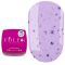 Гель для нарощування Edlen Builder Gel Flower Yogurt №93, ліловий із фіолетовими сухоцвітами, 30мл