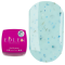 Гель для нарощування Edlen Builder Gel Flower Yogurt №94, блакитний із блакитними сухоцвітами, 30мл