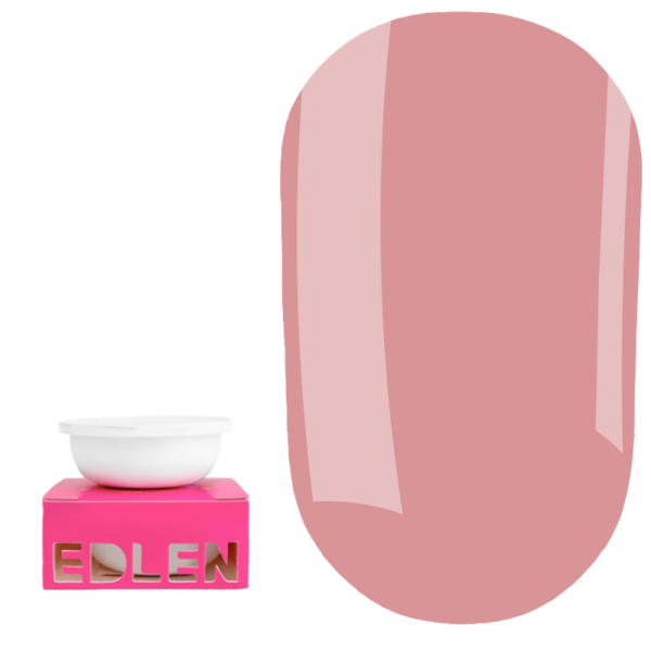 Змінний картридж Edlen Builder Gel Butterfly №37 - гель для нарощування, нюдово-рожевий, 30 мл