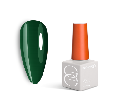 Гель-лак GEMELY Max Color №041, хвойно-зелений, 6 мл