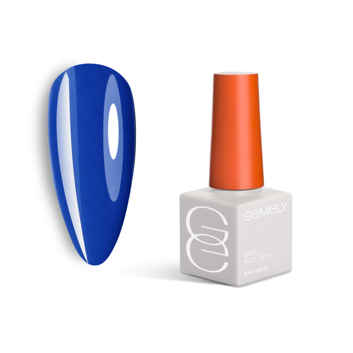 Гель-лак GEMELY Max Color №042, ягідно-синій, 6 мл
